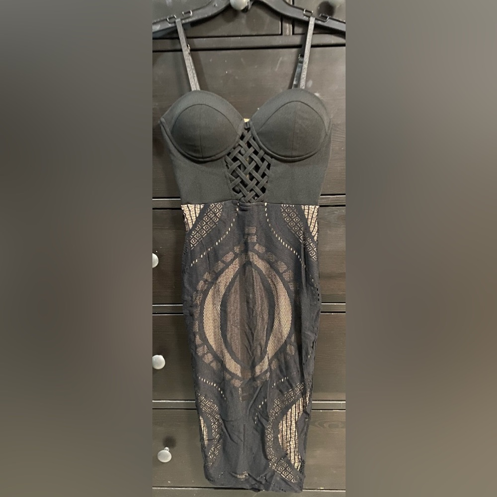 Lace Bustier Dress